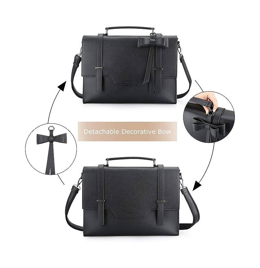Messenger Laptop Bag - Black - Image 6