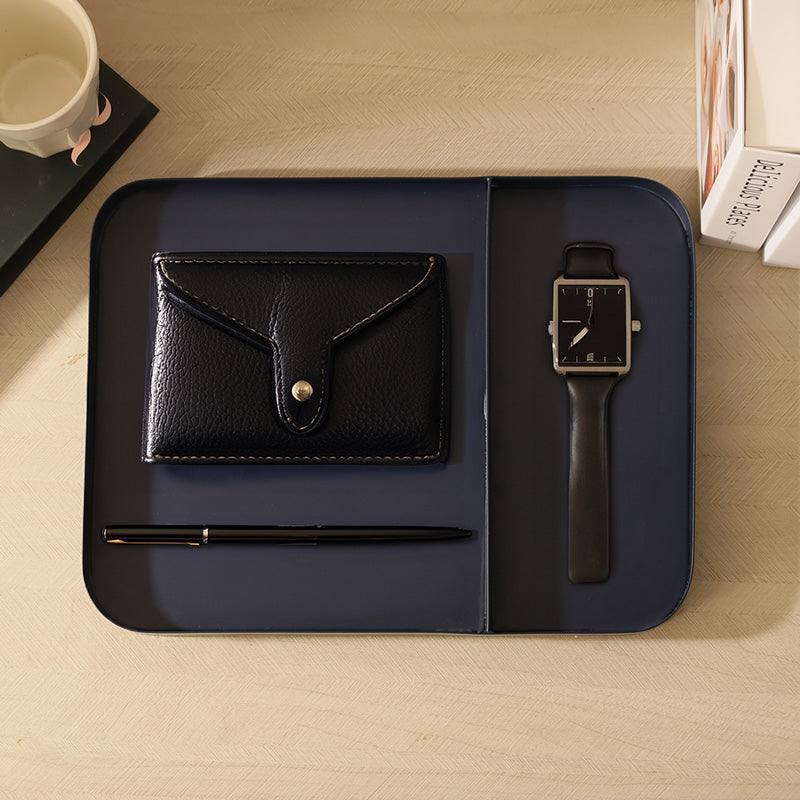 Metal Sectional Desk Tray - Ink Blue - Image 4