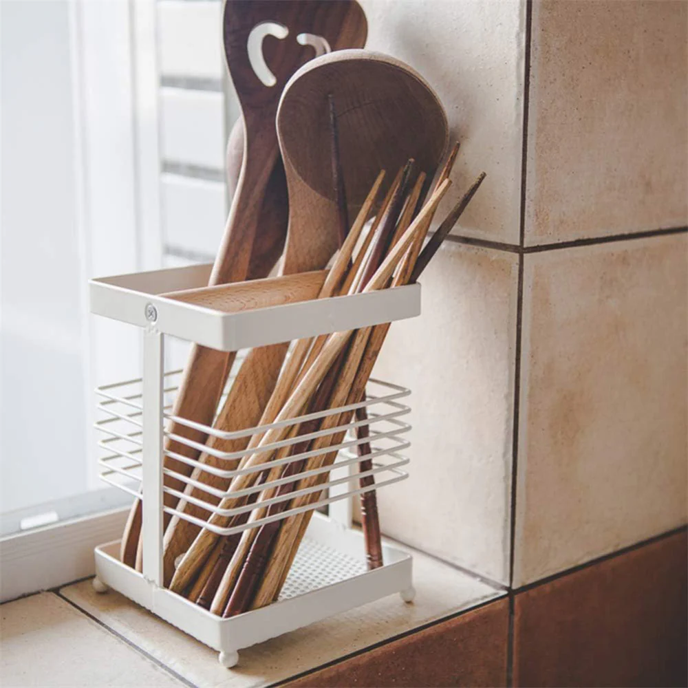 Square Cutlery Holder - White - Image 6