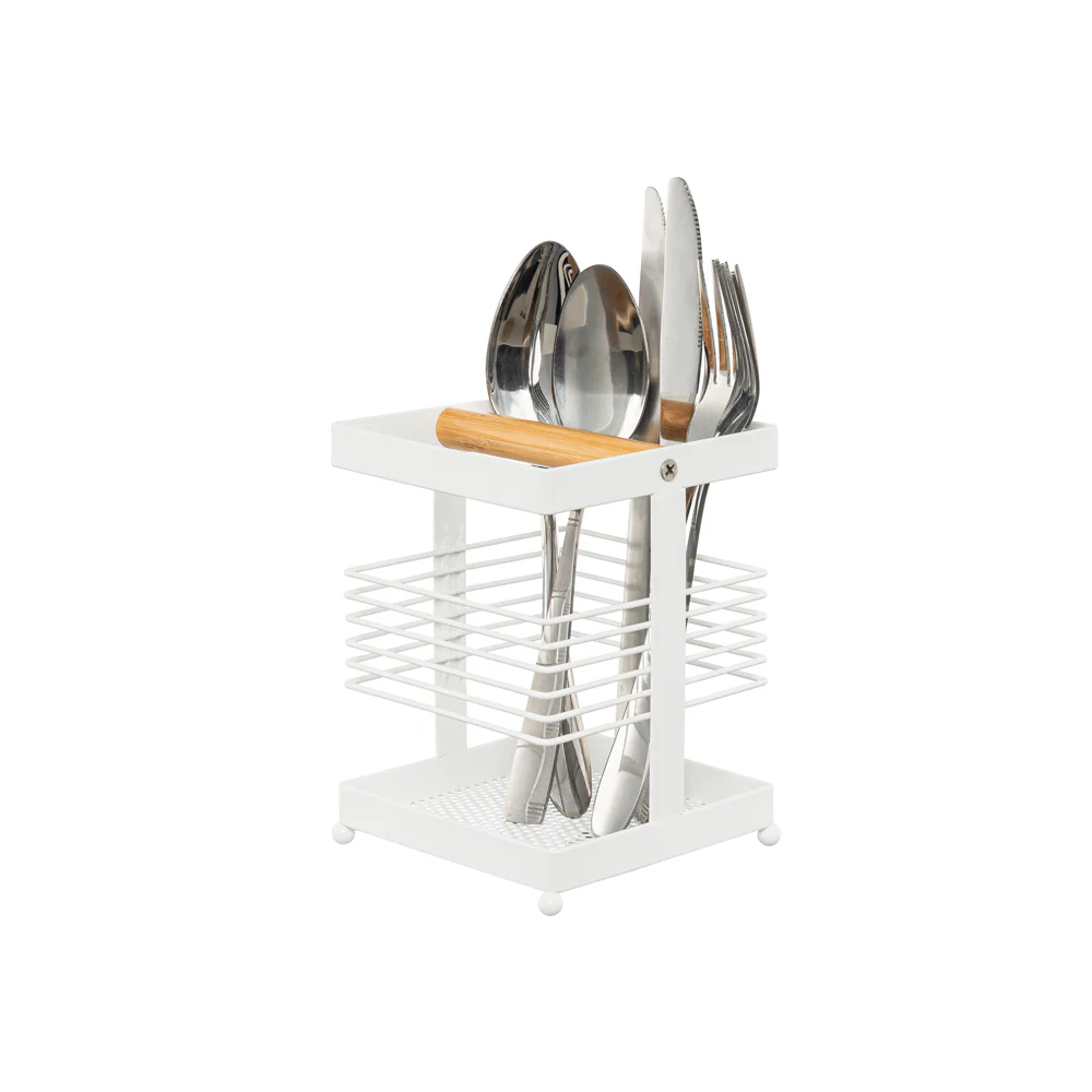 Square Cutlery Holder - White - Image 7