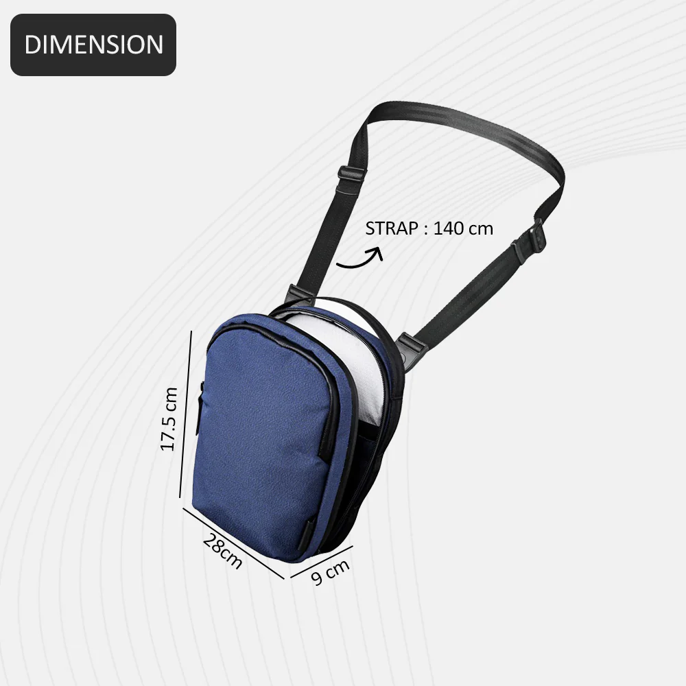 Metro Sling Bag V2 - Axoflux Blue - Image 6