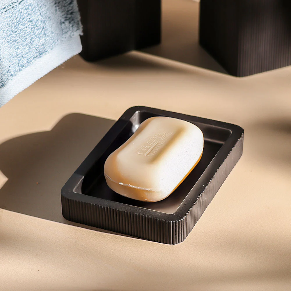 Midori Soap Dish - Black
