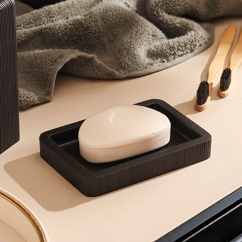 Midori Soap Dish - Black - Image 2