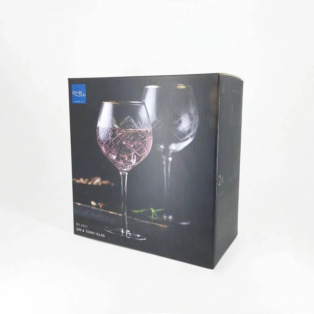 Milano Gold Gin & Tonic Glasses 600ml, Set of 2 - Image 7