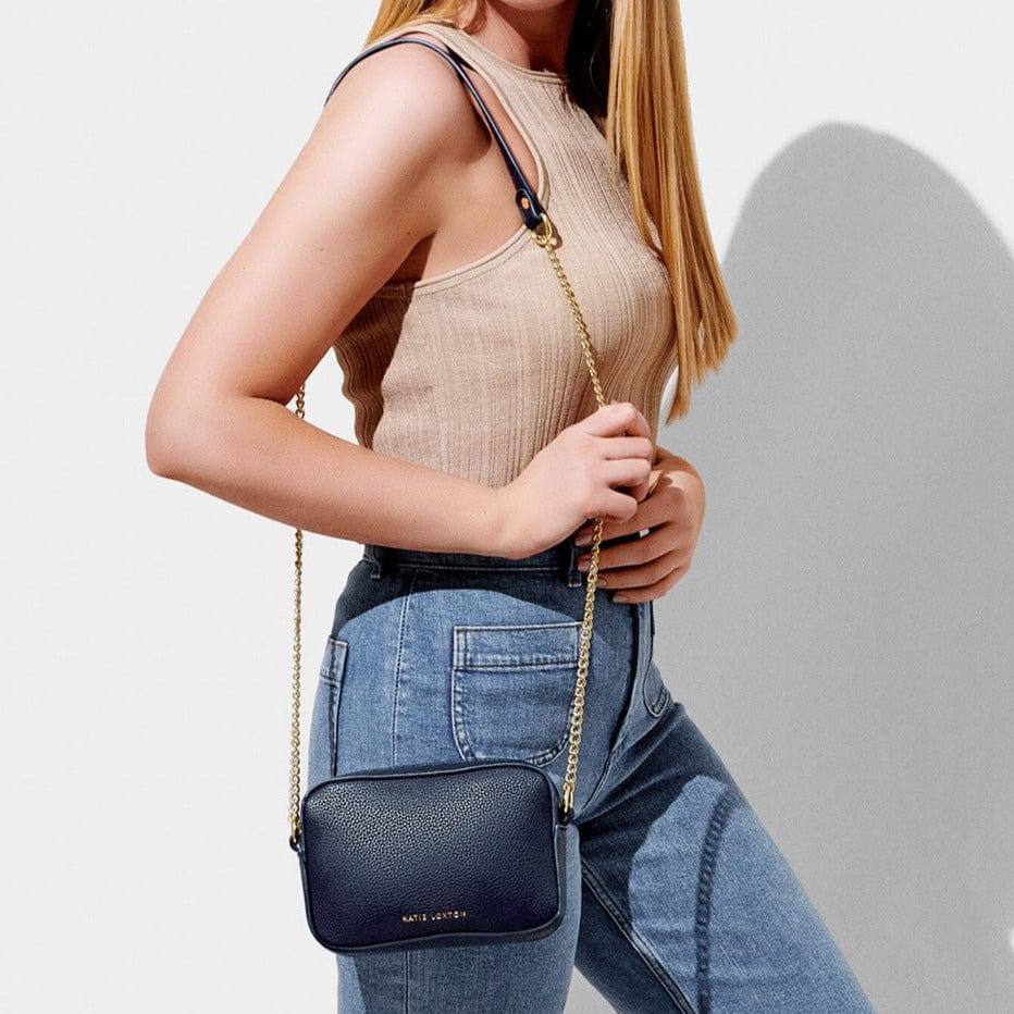 Millie Mini Crossbody Bag - Navy - Image 5