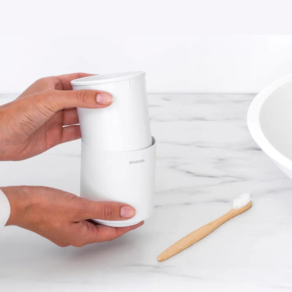 MindSet Toothbrush Tumbler - Mineral White - Image 2