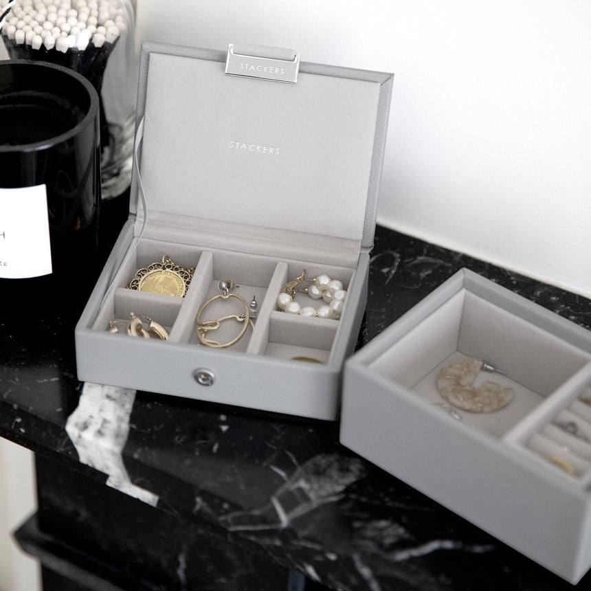 Mini Jewellery Box Set - Pebble Grey
