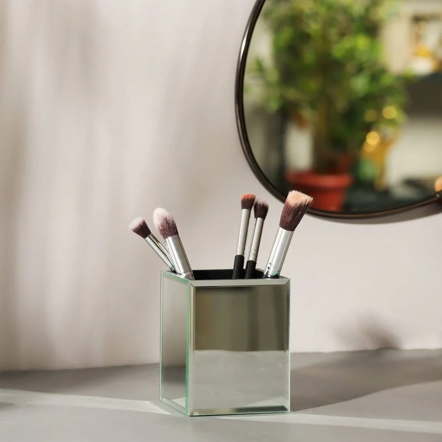 Mirror Brush Organiser - Silver - Image 5