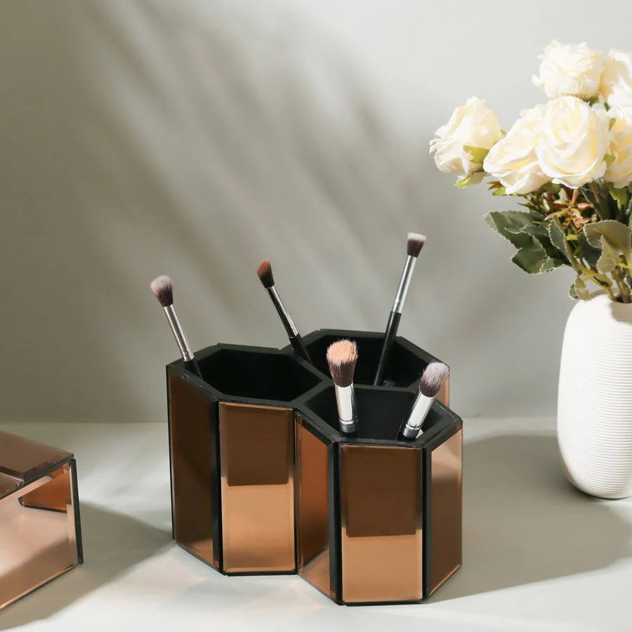 Mirror Trio Organiser - Bronze - Image 4