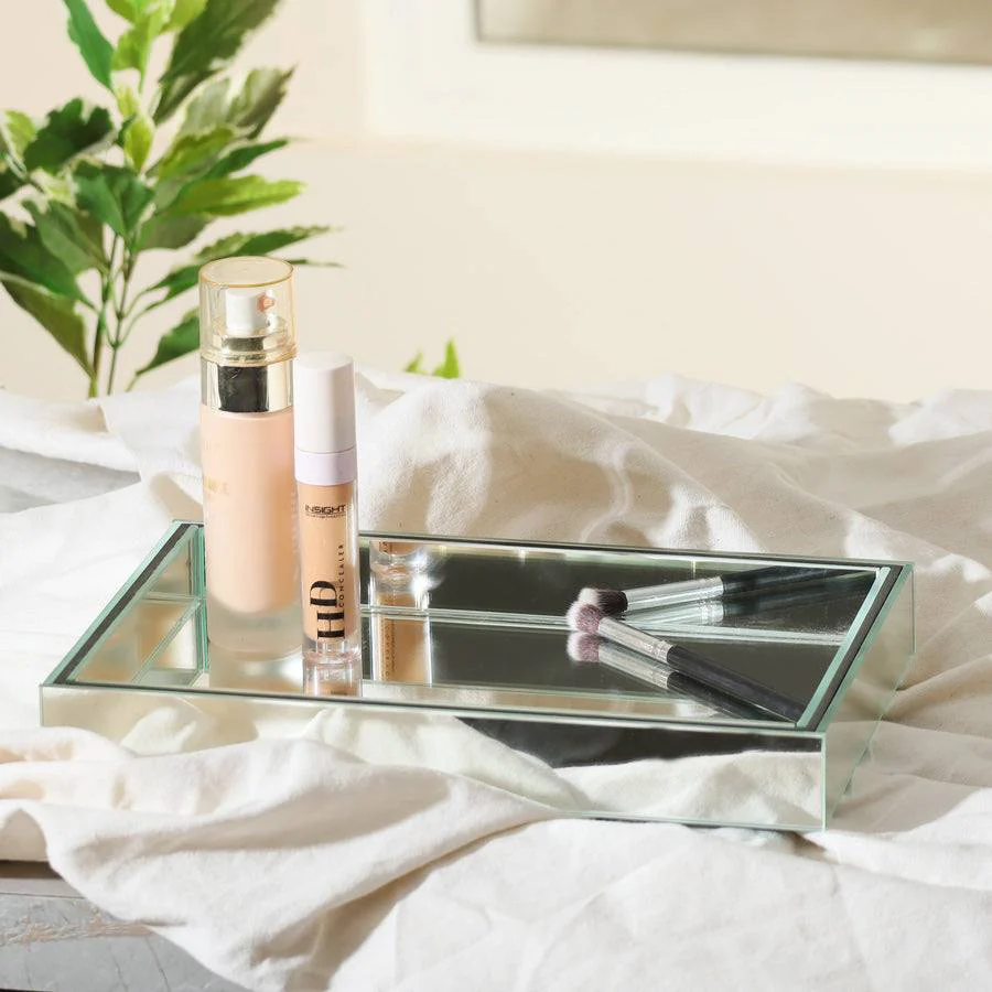 Mirror Valet Tray Medium - Silver