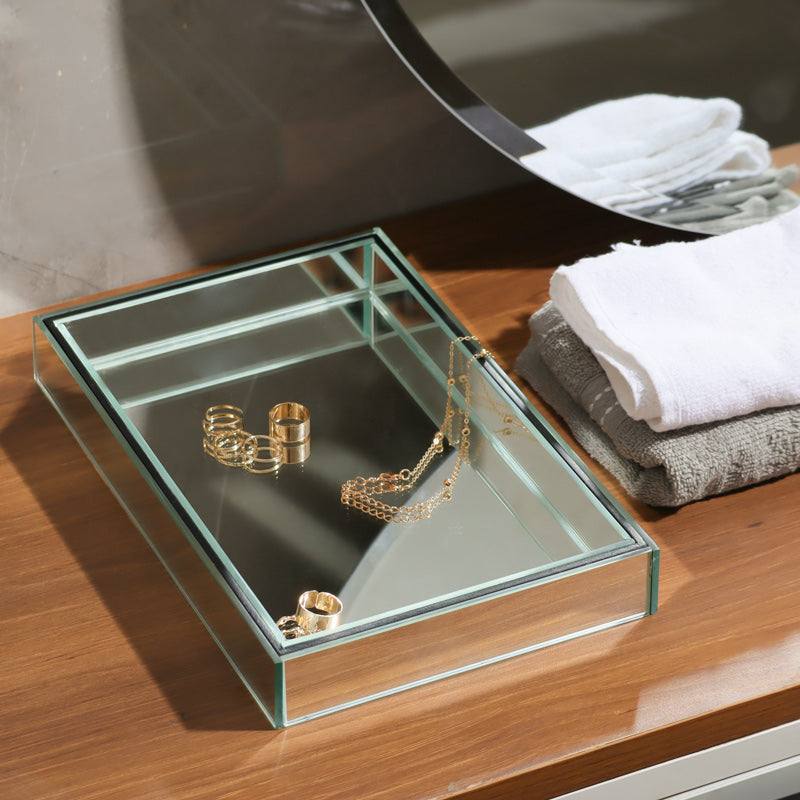 Mirror Valet Tray Medium - Silver - Image 2