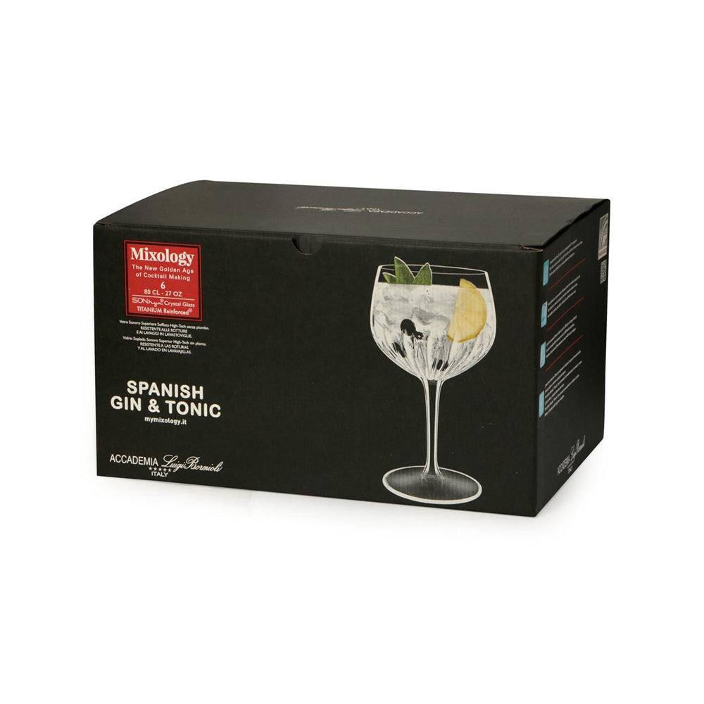 Mixology Spanish Gin & Tonic Glasses 800ml, Set of 6 - Image 4