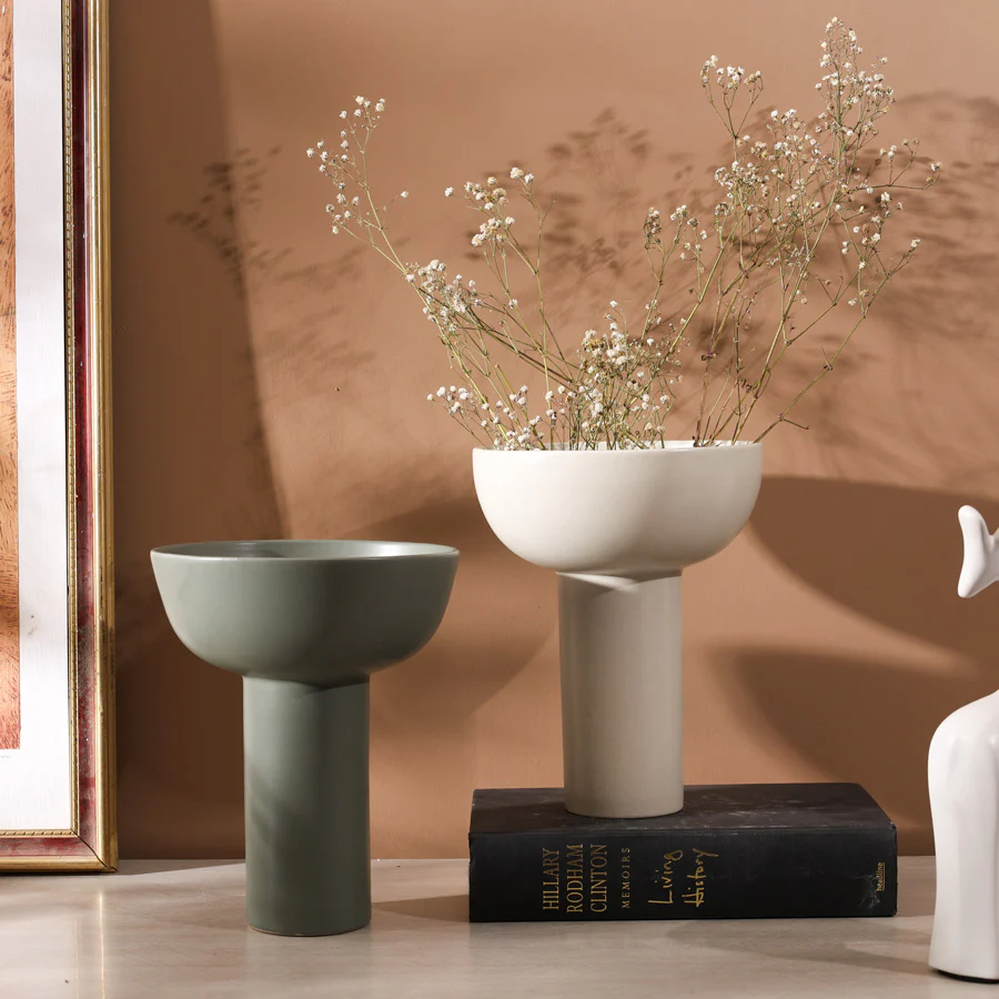 Miyabi Ceramic Vase Medium - Agave - Image 7