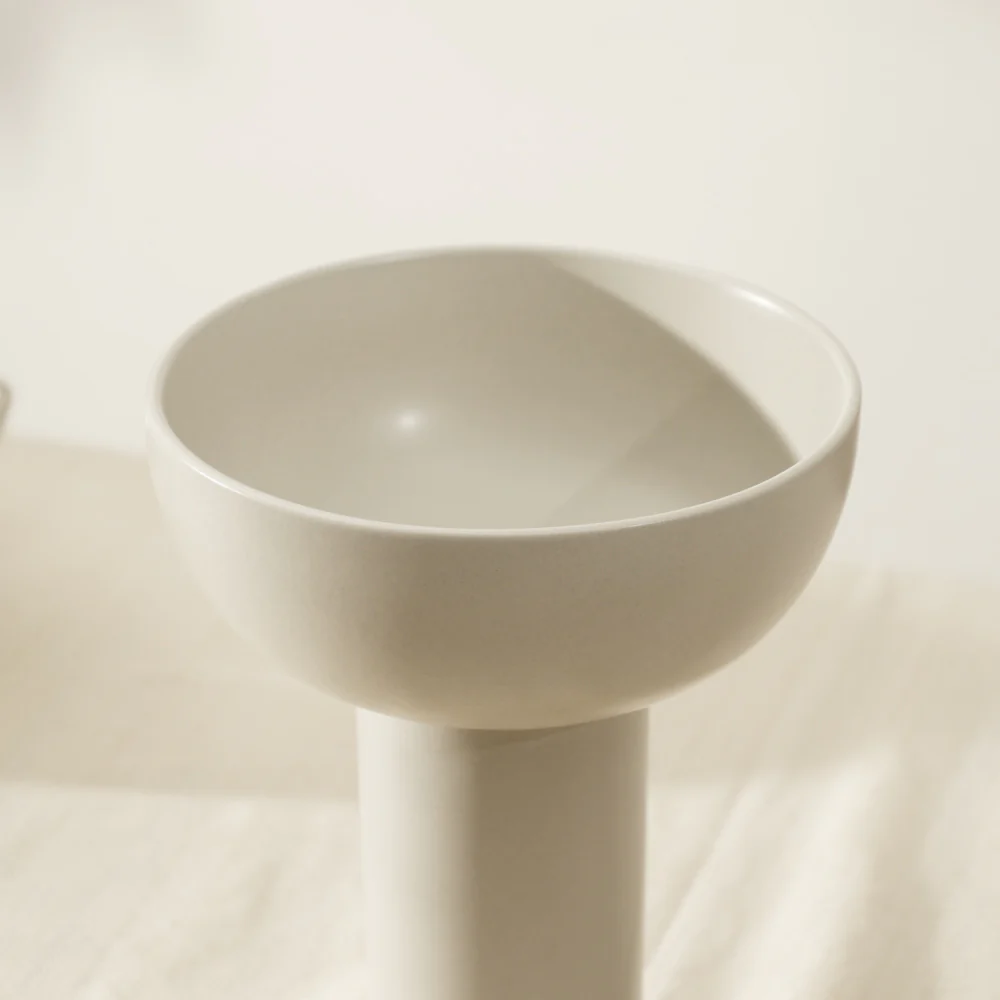 Miyabi Ceramic Vase Medium - Moonbeam - Image 4