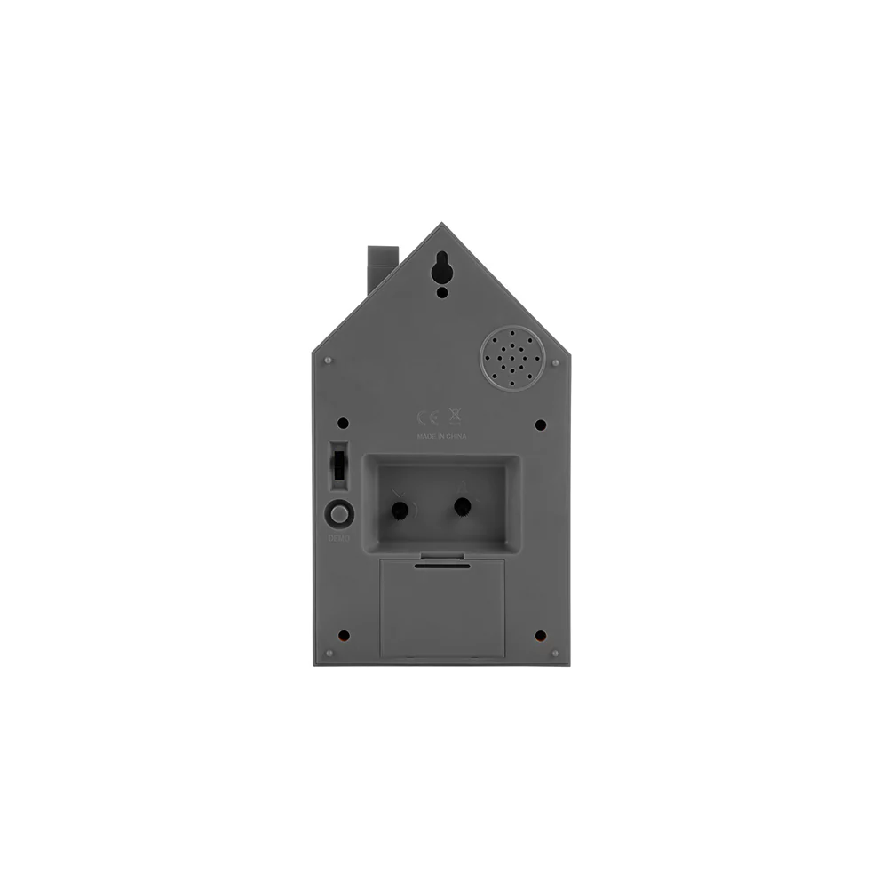 Modern Cuckoo Alarm Clock - Grey - Image 4