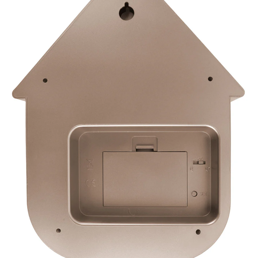 Modern Cuckoo Pendulum Wall Clock - Metallic Rose Gold - Image 5