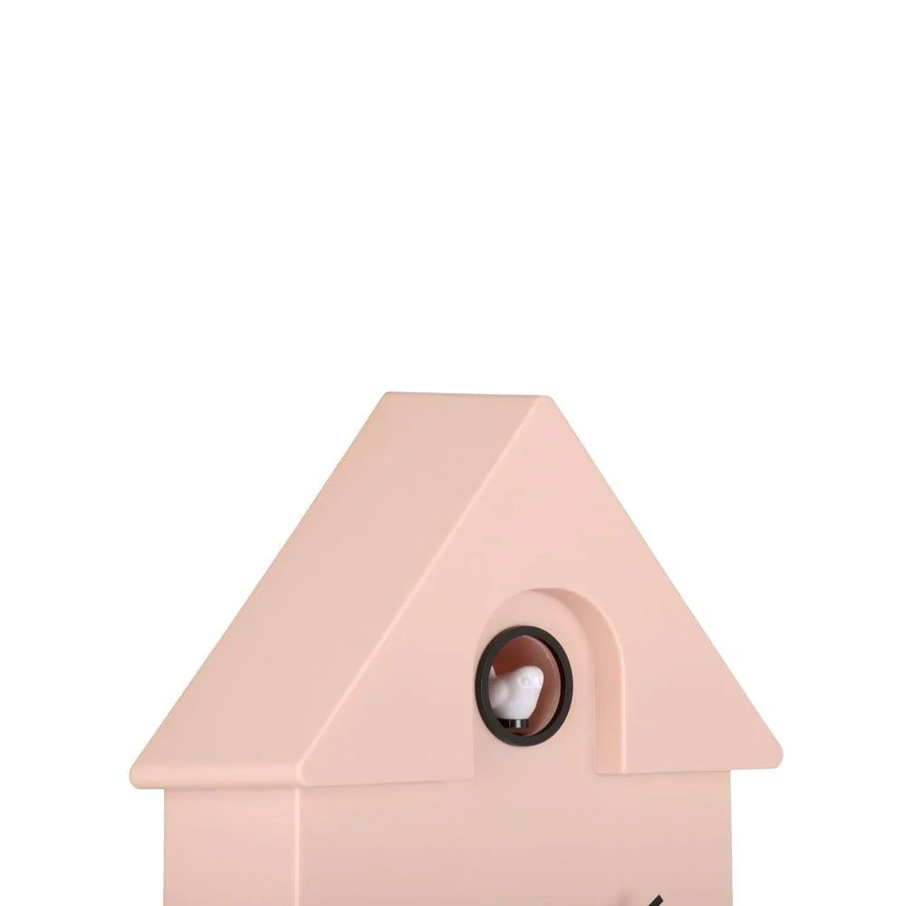 Modern Cuckoo Pendulum Wall Clock - Soft Pink - Image 6