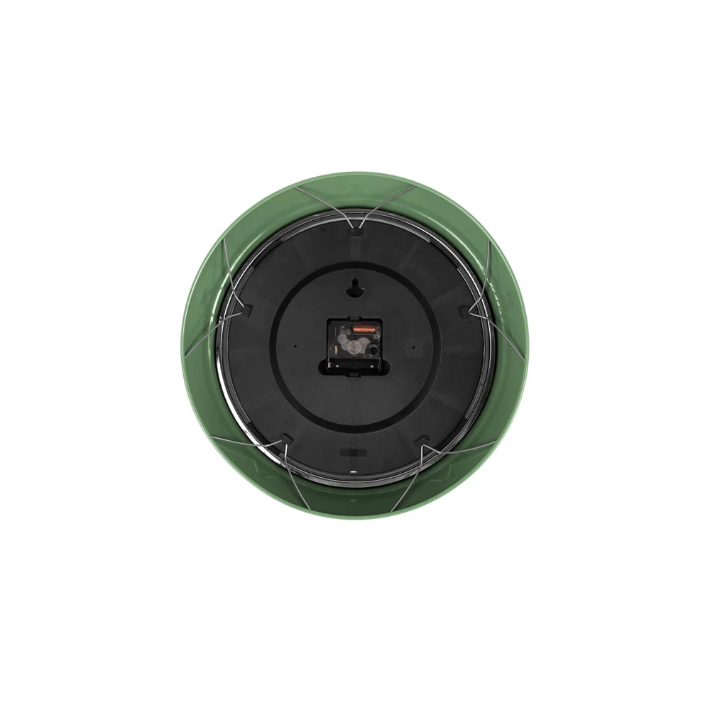 Modern Retro Wall Clock 34cm - Jungle Green - Image 4