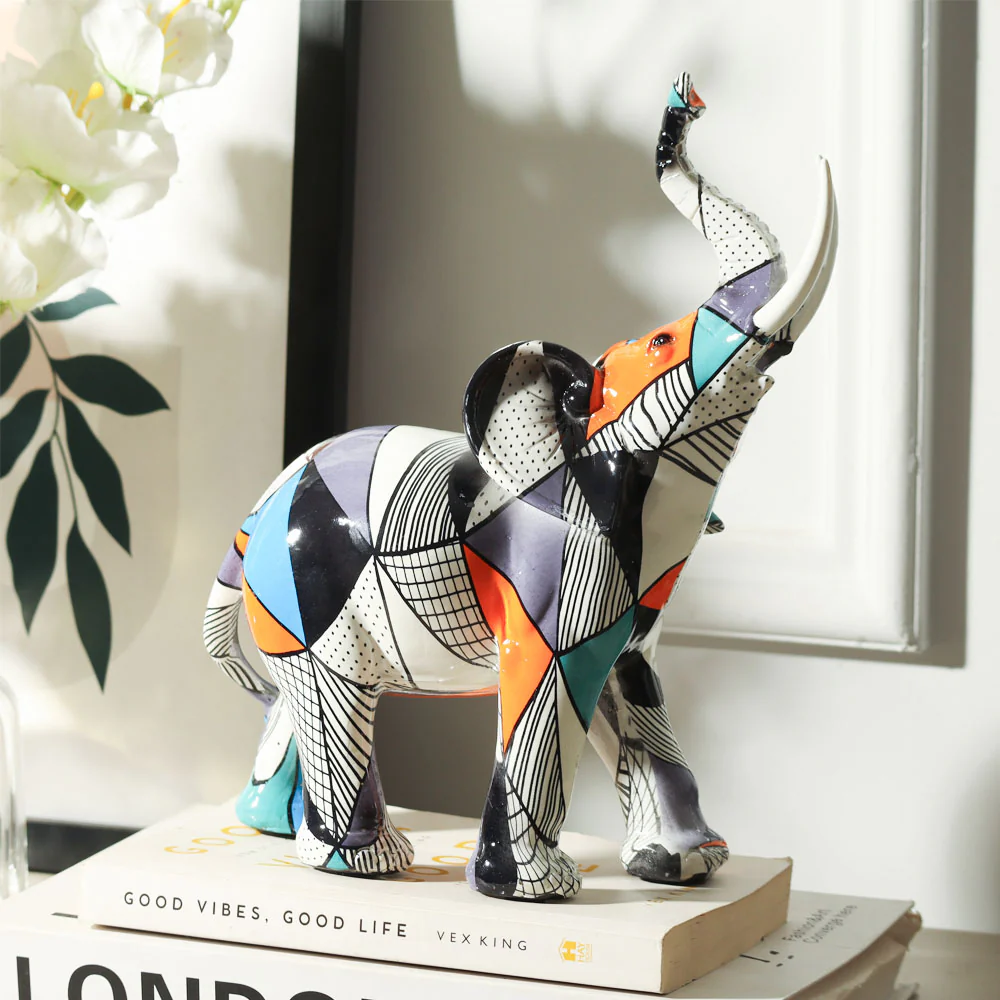 Modernist Elephant Sculpture Medium - Image 2