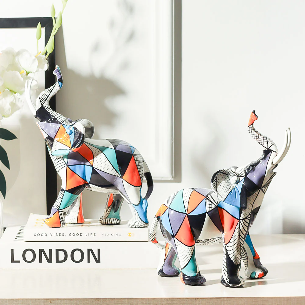 Modernist Elephant Sculpture Medium - Image 3
