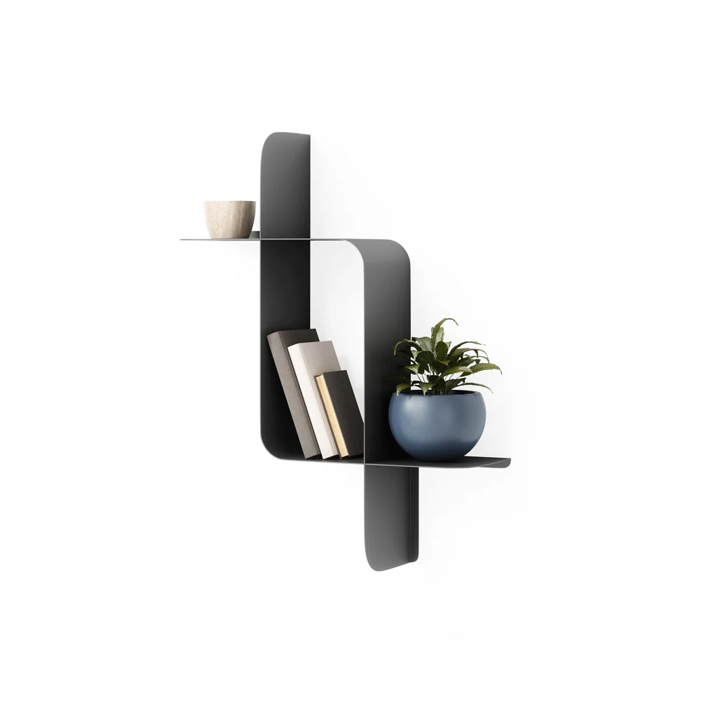 Montage Metal Shelves, Set of 2 - Black - Image 10