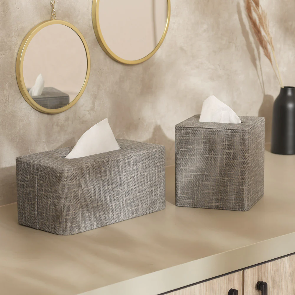 Monte High Tissue Box Holder - Graphite - Image 4