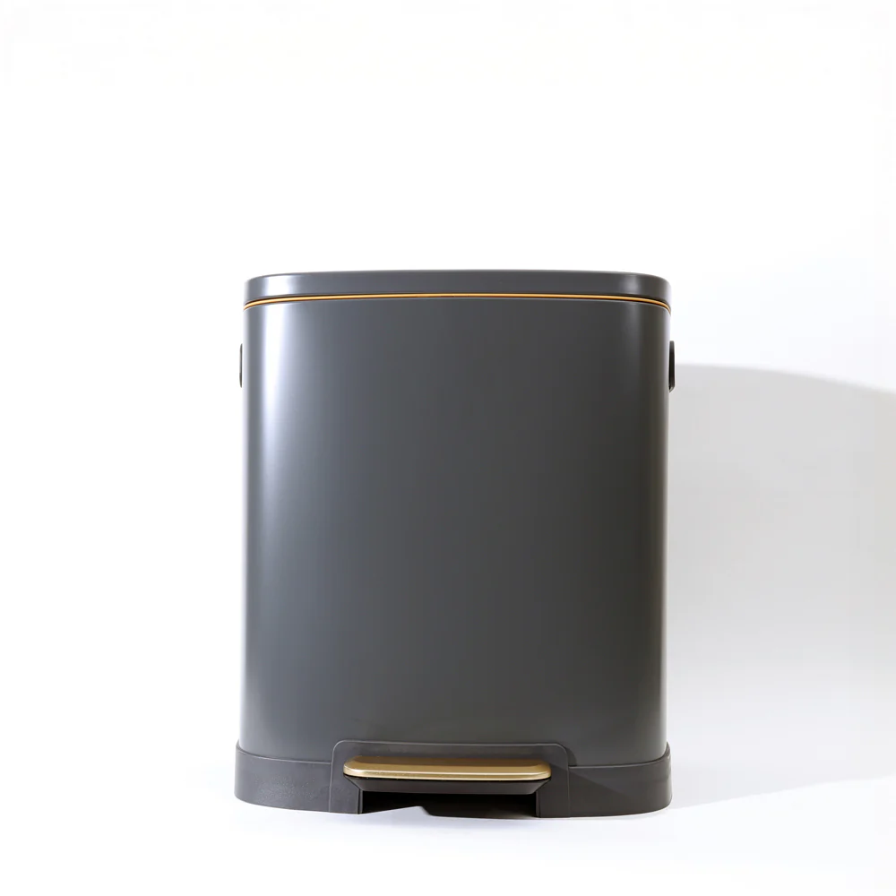 Monte Pedal Bin 38L - Dark Grey - Image 4