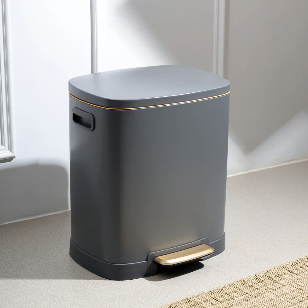 Monte Pedal Bin 38L - Dark Grey - Image 5