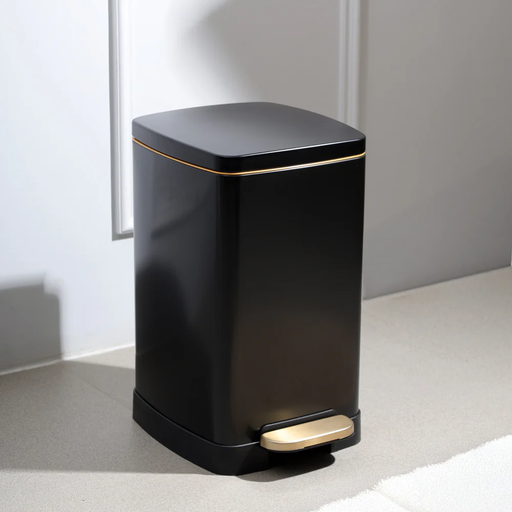 Monte Slim Pedal Bin 20L - Black - Image 2