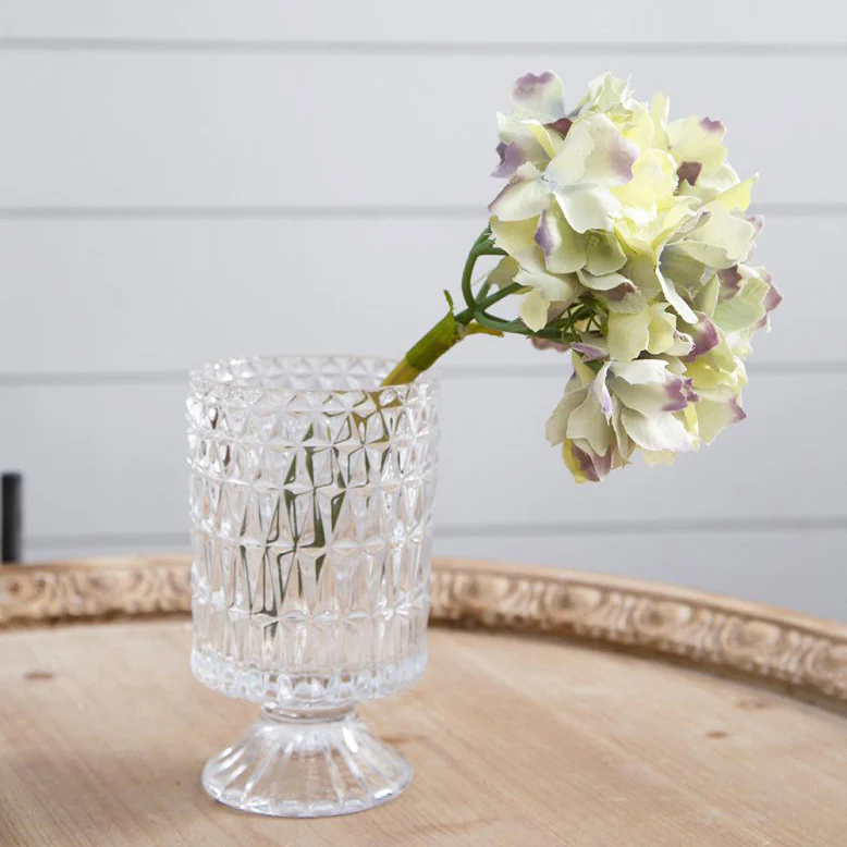 Mophead Hydrangea Faux Stem - Indigo Sunrise - Image 6