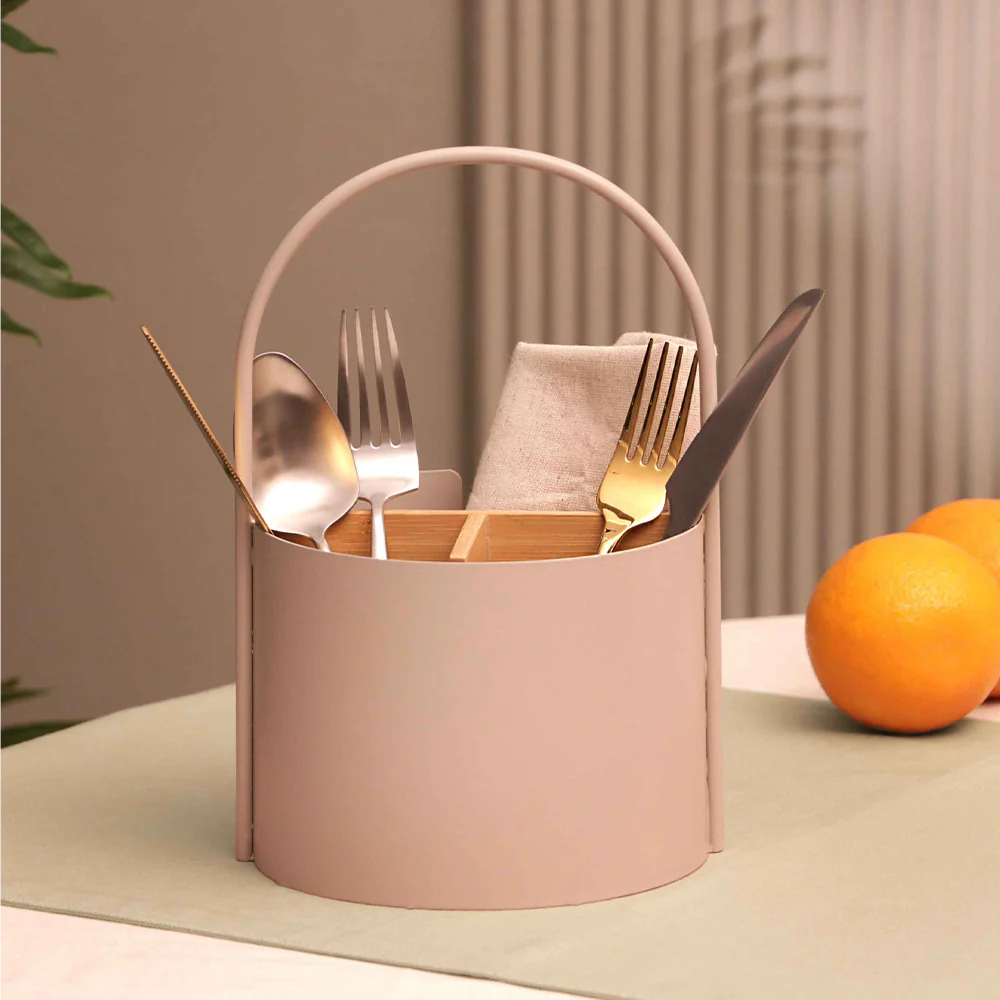 Muro Utensil Drainer and Holder - Taupe Natural - Image 7