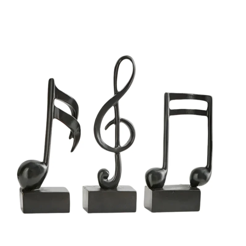 Musical Notes Accents, Set of 3 - Black - Image 3