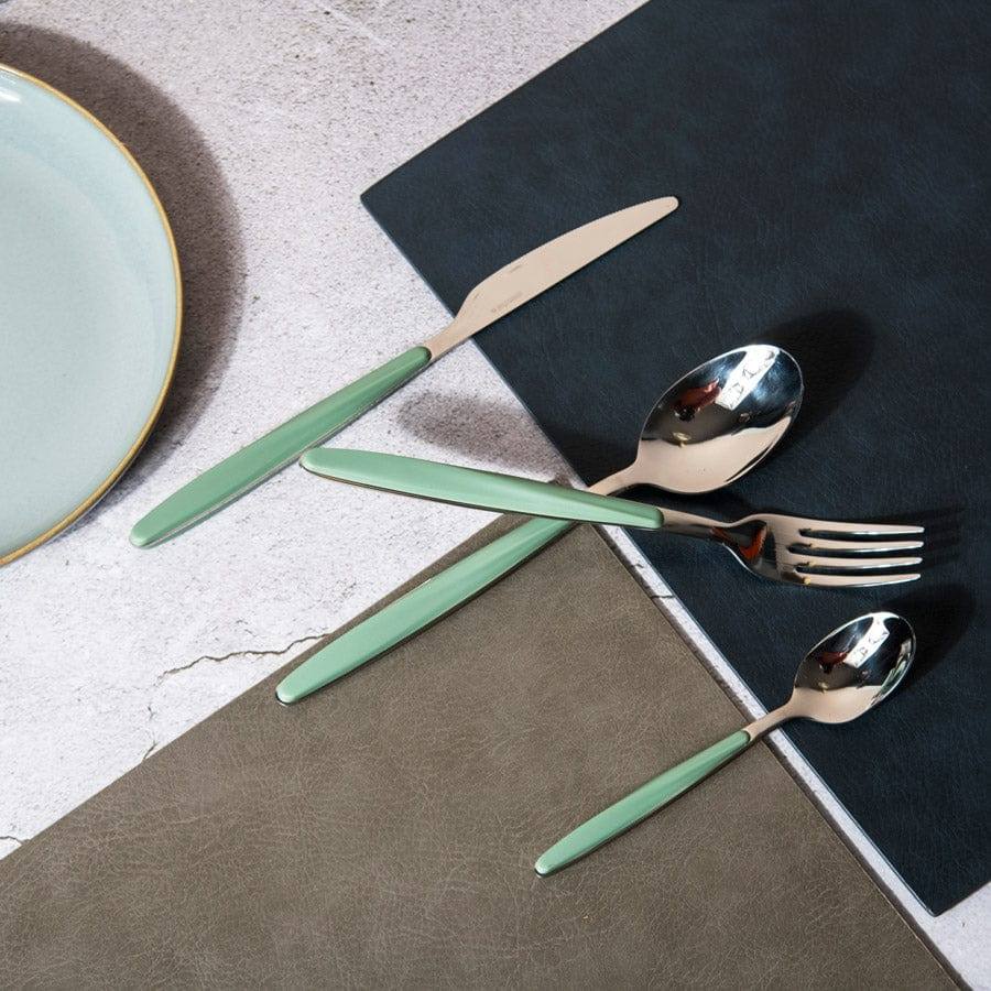 My Fusion 24-Piece Cutlery Set - Olive Green - Image 2