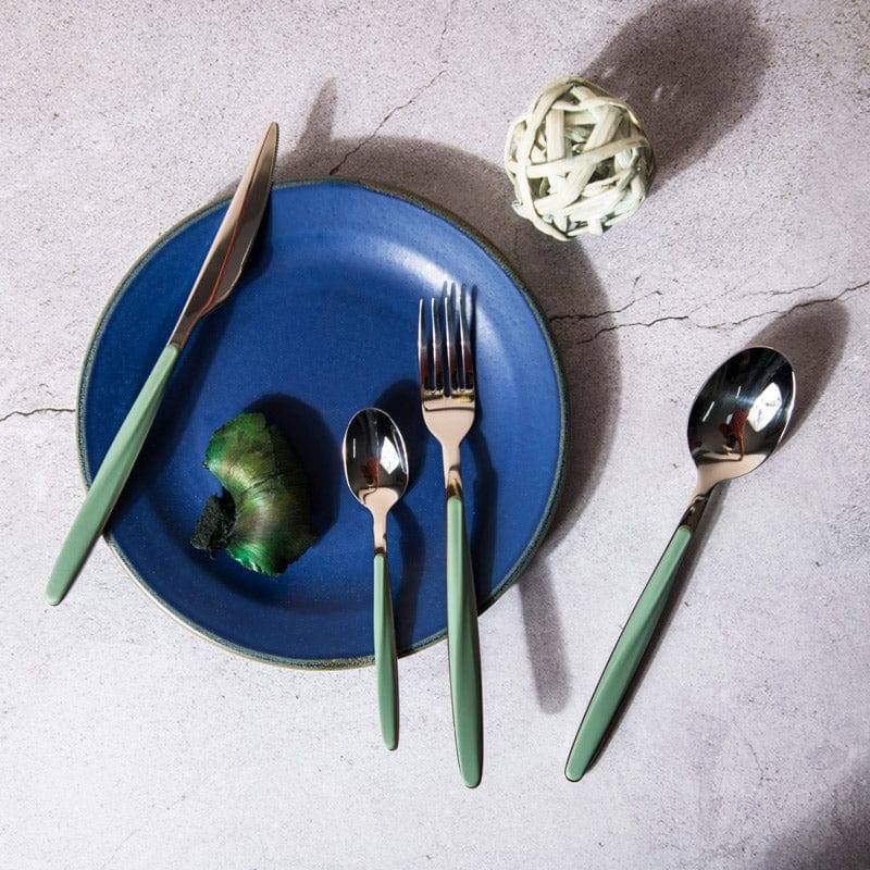 My Fusion 24-Piece Cutlery Set - Olive Green - Image 5
