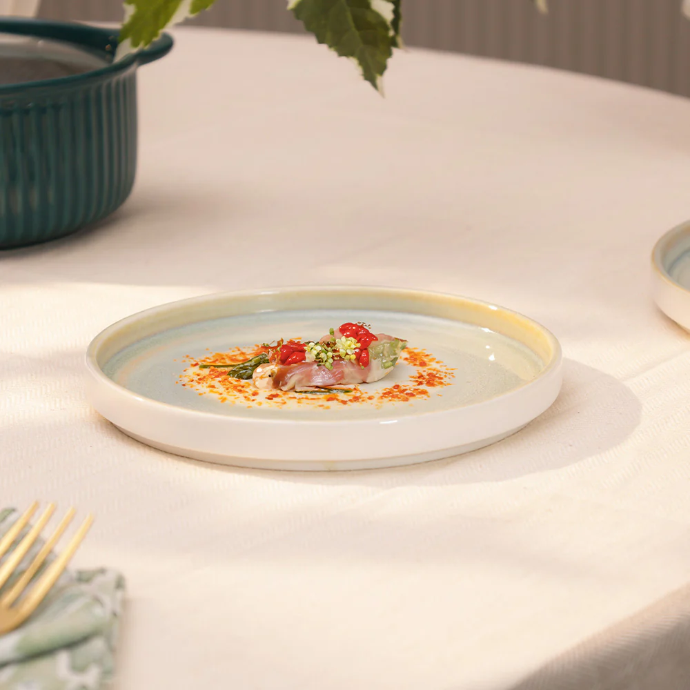 Nava Dessert Plate - Sage - Image 2