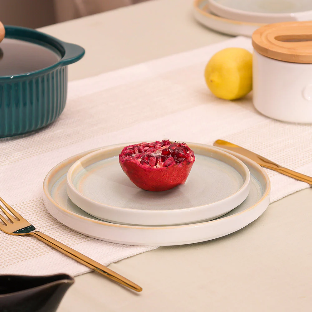 Nava Dessert Plate - Sage - Image 3