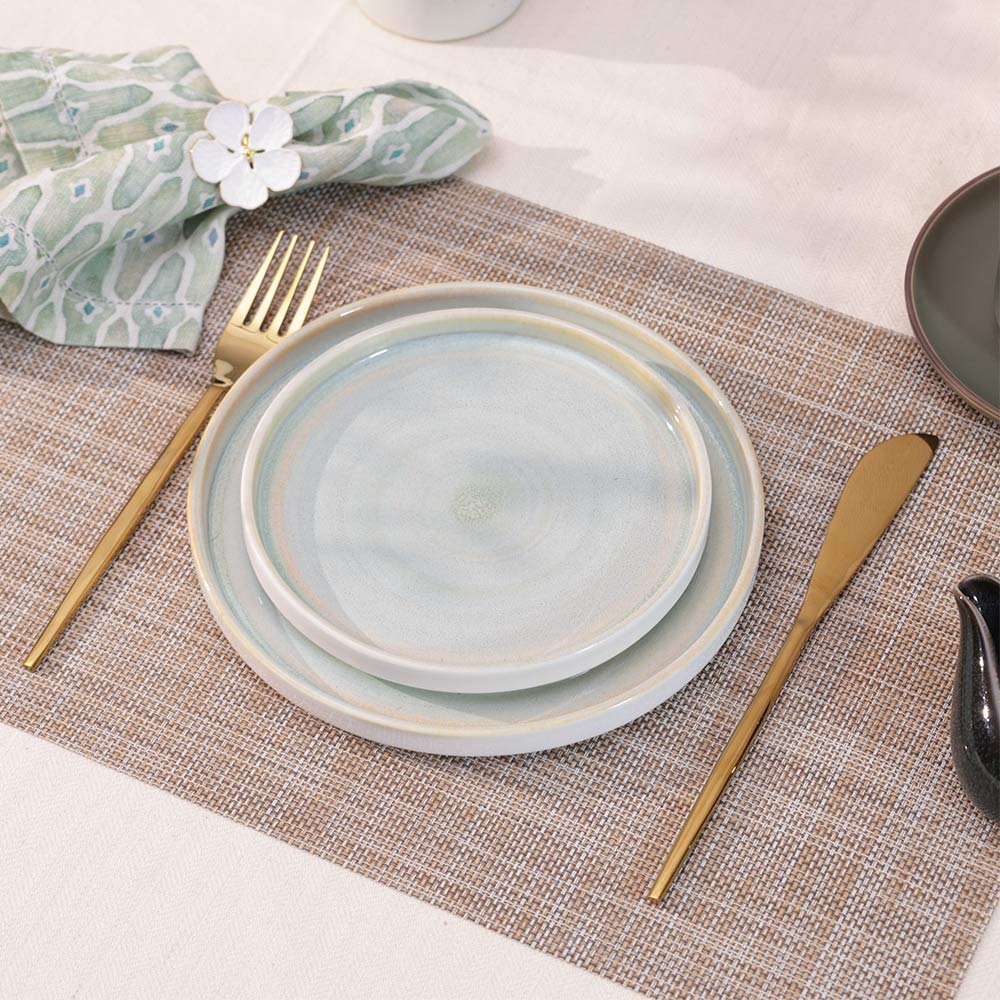Nava Dessert Plate - Sage - Image 5