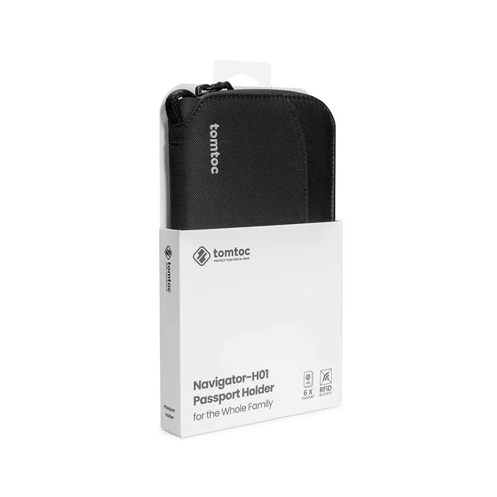 Navigator Passport Holder - Black - Image 7
