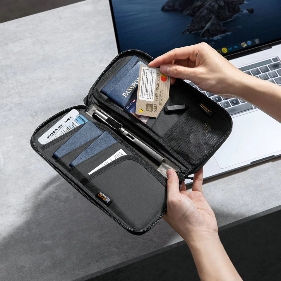 Navigator Passport Holder - Grey - Image 9