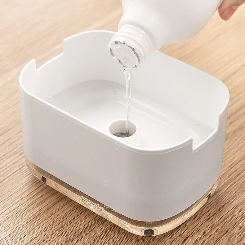 Neat Soap Dispensing Sponge Holder - Black - Image 6
