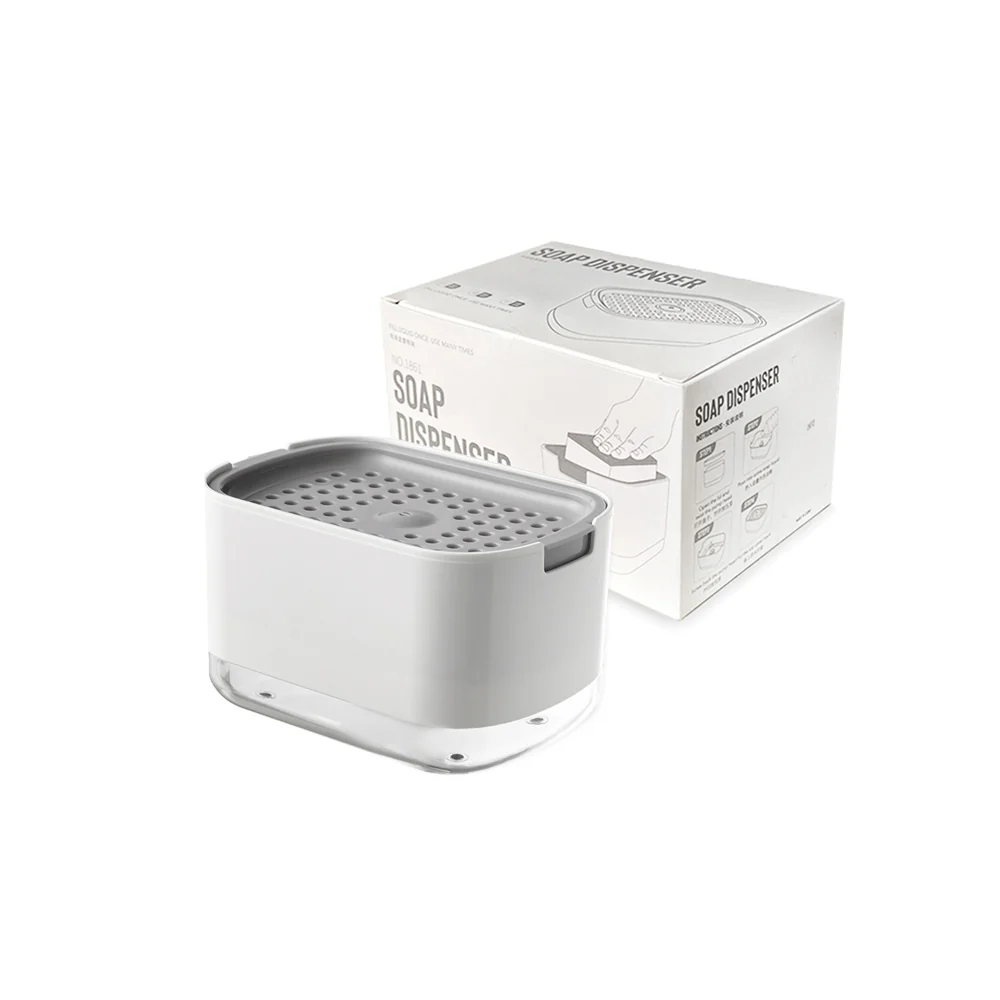 Neat Soap Dispensing Sponge Holder - White - Image 9
