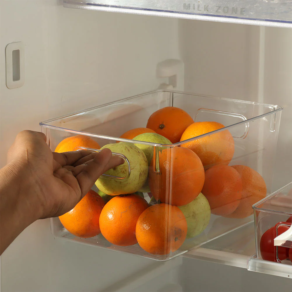 Nest Fridge Bins Large, Set of 4 - Clear - Image 2