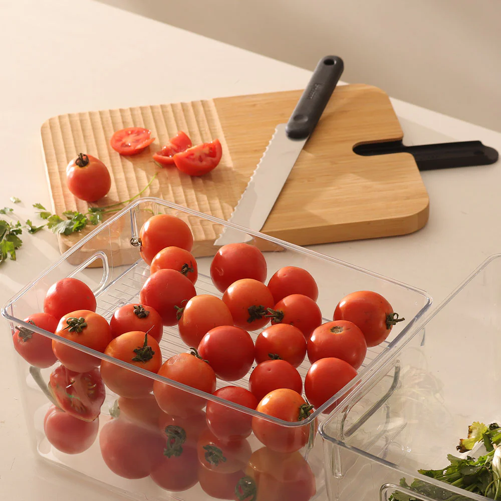 Nest Fridge Bins Large, Set of 4 - Clear - Image 8