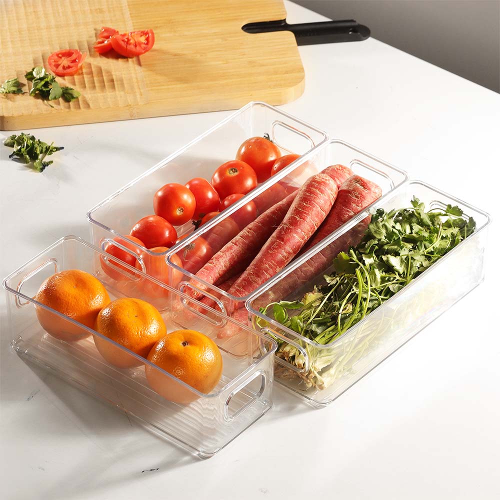 Nest Stackable Fridge Bins Small, Set of 6 - Clear - Image 2