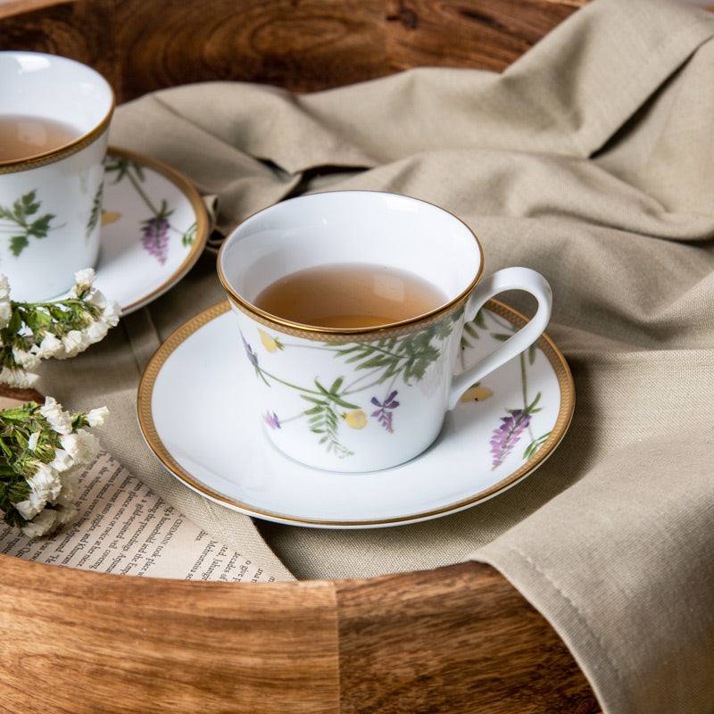 New Morning 12-piece Porcelain Tea Set - Image 6