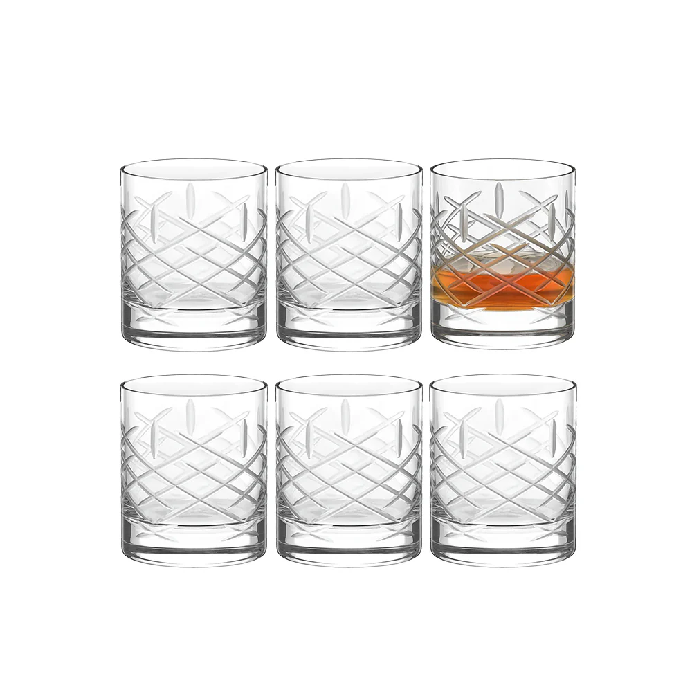 New York Club Whiskey Tumblers 320ml, Set of 6 - Image 2