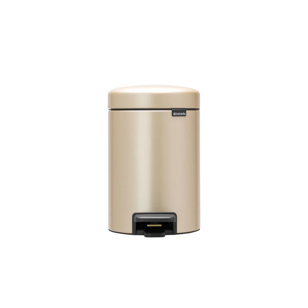 NewIcon Pedal Bin 3L - Metallic Gold - Image 3