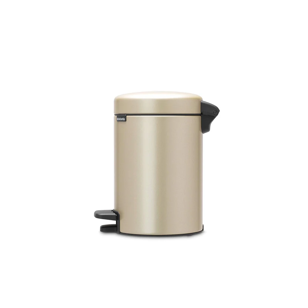 NewIcon Pedal Bin 3L - Metallic Gold - Image 8