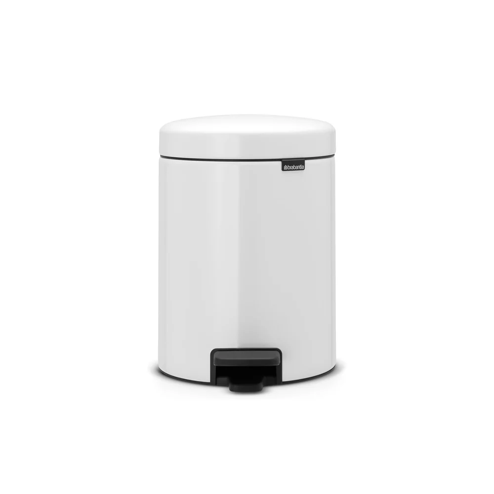 NewIcon Pedal Bin 5L - White - Image 3