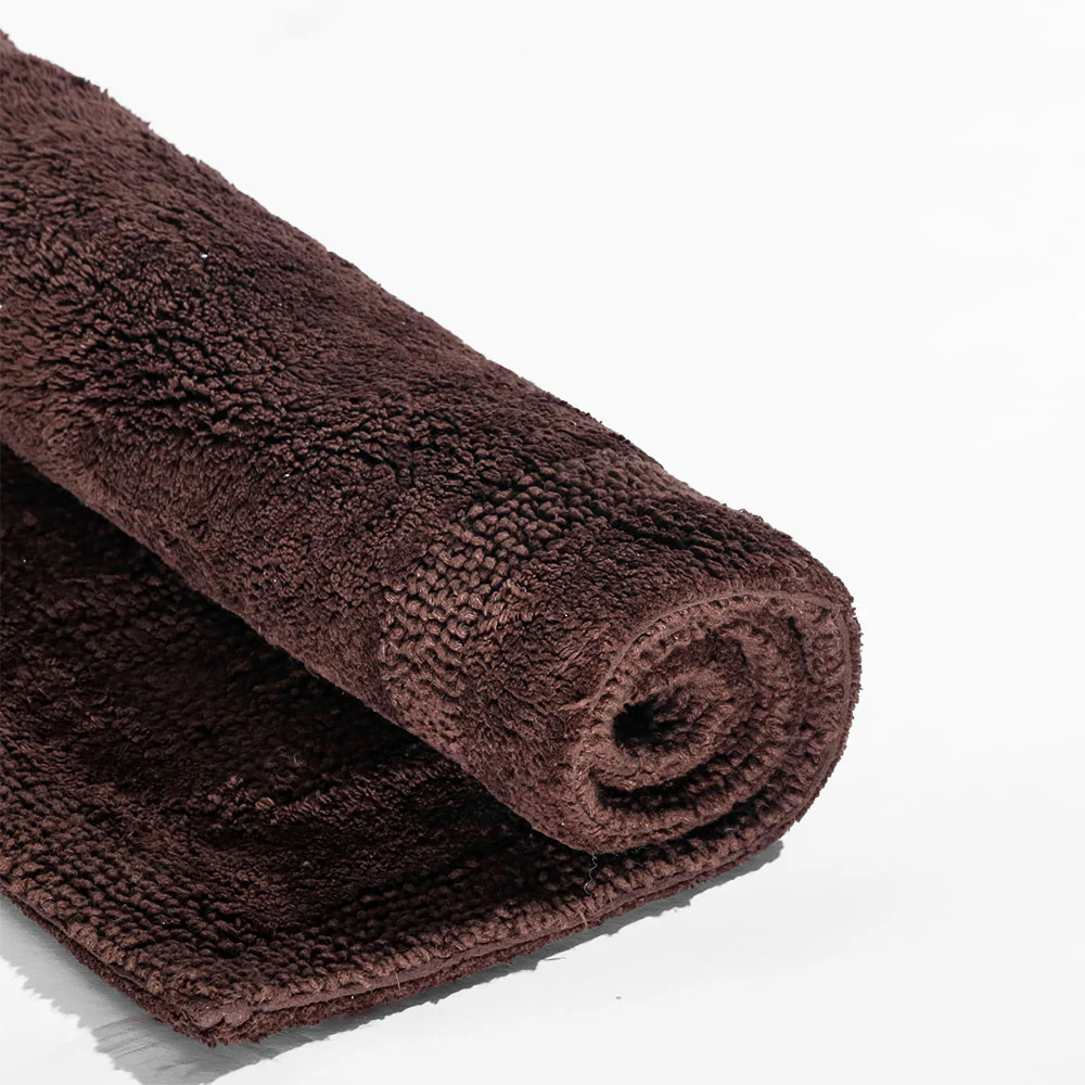 Noa Reversible Tufted Bathmat - Brown - Image 3